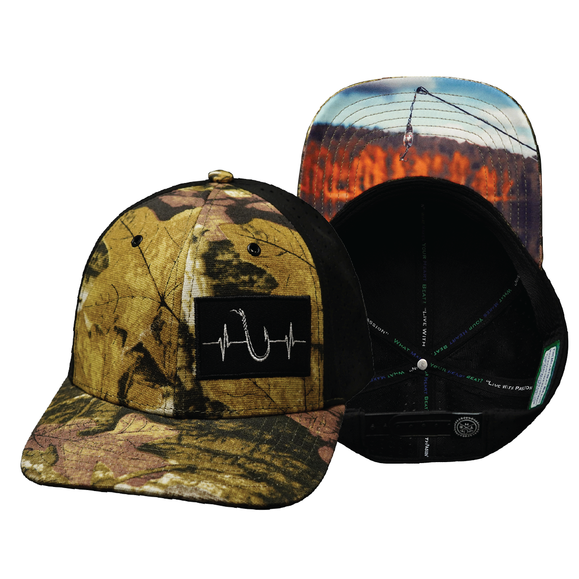 Fishing - 6 Panel - Maple Leaf Camo / Black (Unisex)