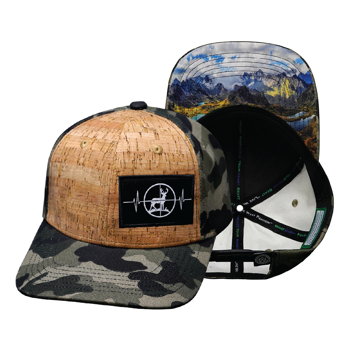 Hunting - 6 Panel - Cork - Tan Tree Camo (Unisex)