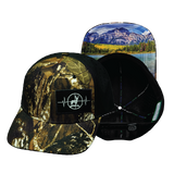 Hunting - 6 Panel - Natural Tree Camo / Black (Unisex)