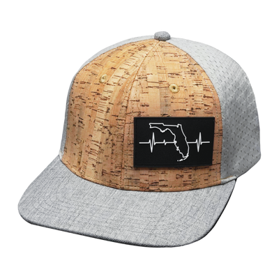 Florida - 6 Panel - Cork - Heather Gray - Jersey Mesh (Unisex)