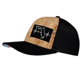 Florida - 6 Panel - Cork - Black - Trucker Mesh (Unisex)