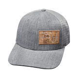 Florida - 6 Panel - Heather Gray / Gray - Fabric Back (Unisex)