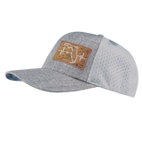 Florida - 6 Panel - Heather Gray / Gray - Fabric Back (Unisex)