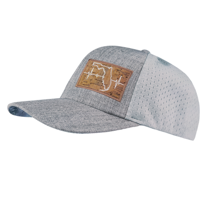 Florida - 6 Panel - Heather Gray / Gray - Jersey Mesh (Unisex)