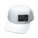 Florida - 6 Panel - White - Laser Mesh (Unisex)
