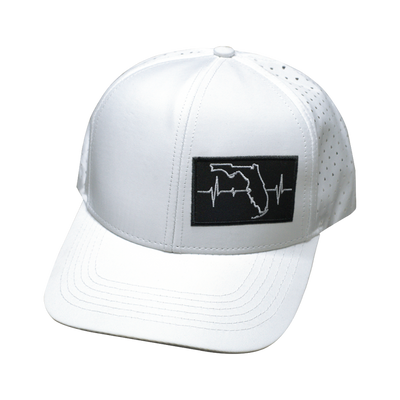 Florida - 6 Panel - White - Laser Mesh (Unisex)