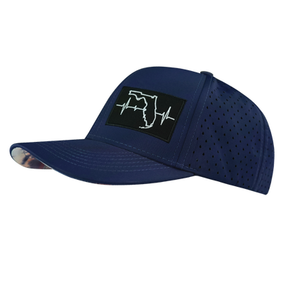 Florida - 6 Panel - Dark Blue - Laser Mesh (Unisex)
