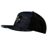 Florida - 7 Panel - Navy Camo / Black - Laser Mesh (Unisex)