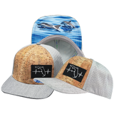 Florida - 6 Panel - Cork - Heather Gray - Fabric Back (Unisex)