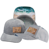 Florida - 6 Panel - Heather Gray / Gray - Fabric Back (Unisex)