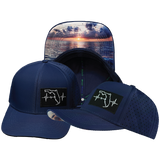 Florida - 6 Panel - Dark Blue - Laser Mesh (Unisex)