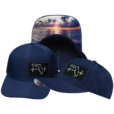 Florida - 6 Panel - Dark Blue - Laser Mesh (Unisex)