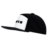 FREEDOM Hat - 7 Panel - Black / White - Laser Mesh - Proceeds go to TPUSA