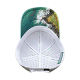 Golf - 6 Panel - Shallow Fit - Pony Tail - Mint Green / White - Laser Mesh (Unisex)