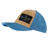 Golf - 6 Panel - Cork - Slate Blue - Laser Mesh (Unisex)