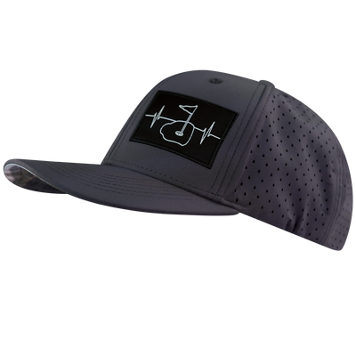 Golf - 6 Panel - Charcoal - Laser Mesh (Unisex)