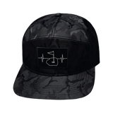 Golf - 7 Panel - Black Camo - Laser Mesh (Unisex)