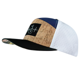 Golf - 7 Panel - Cork - Black / Navy / White - Laser Mesh (Unisex)