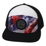 **YOUTH** THB  - 7 Panel - Geo Flag - Black / White (Unisex)