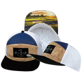 Golf - 7 Panel - Cork - Black / Navy / White - Laser Mesh (Unisex)