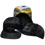 Golf - 7 Panel - Black Camo - Laser Mesh (Unisex)