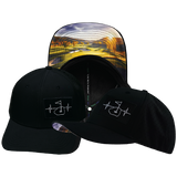 Golf - 6 Panel - Black - Laser Mesh (Unisex)