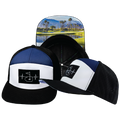 Golf - 7 Panel - Black / White / Navy - Laser Mesh (Unisex)