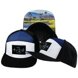 Golf - 7 Panel - Black / White / Navy - Laser Mesh (Unisex)