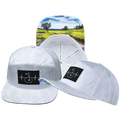 Golf - 7 Panel - White Camo - Laser Mesh (Unisex)