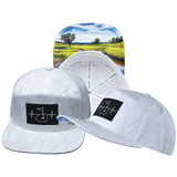 Golf - 7 Panel - White Camo - Laser Mesh (Unisex)