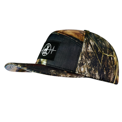 Hunting - 7 Panel - Fall Tree Camo - Fabric Back (Unisex)