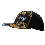 Hunting - 6 Panel - Natural Tree Camo / Black - Laser Mesh (Unisex)