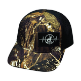Hunting - 6 Panel - Natural Tree Camo / Black - Laser Mesh (Unisex)