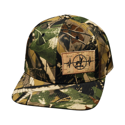 Hunting - 6 Panel - Tan Tree Camo - Fabric Back (Unisex)