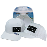 Hawaii - 6 Panel - White - Laser Mesh (Unisex)