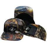 Hunting - 7 Panel - Fall Tree Camo - Fabric Back (Unisex)