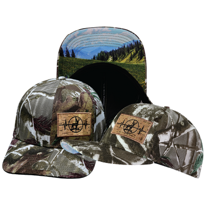 Hunting - 6 Panel - Light Moss Tree Camo - Fabric Back (Unisex)