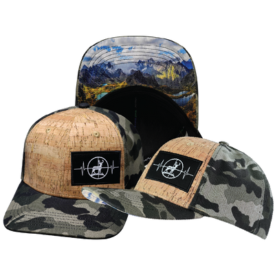 Hunting - 6 Panel - Cork - Tan Tree Camo - Fabric Back (Unisex)