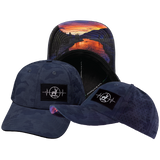 Hunting - 6 Panel - Shallow Fit - Soft Dark Camo - Laser Mesh (Unisex)
