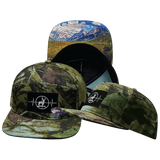 Hunting - 7 Panel - Green Tree Camo - Fabric Back (Unisex)