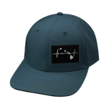 Hawaii - 6 Panel - Blue Charcoal - Laser Mesh (Unisex)