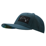 Hawaii - 6 Panel - Blue Charcoal - Laser Mesh (Unisex)