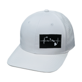 Hawaii - 6 Panel - White - Laser Mesh (Unisex)