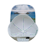 Hawaii - 6 Panel - White - Laser Mesh (Unisex)