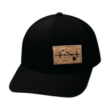 Hawaii - 6 Panel - Black - Trucker Mesh (Unisex)