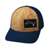 Hawaii - 6 Panel - Cork - Navy - Laser Mesh (Unisex)
