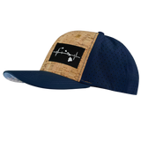 Hawaii - 6 Panel - Cork - Navy - Laser Mesh (Unisex)