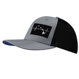 Hawaii - 6 Panel - Ice Blue / Black - Trucker Mesh (Unisex)