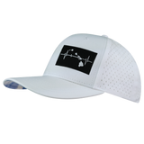 Hawaii - 6 Panel - White - Laser Mesh (Unisex)
