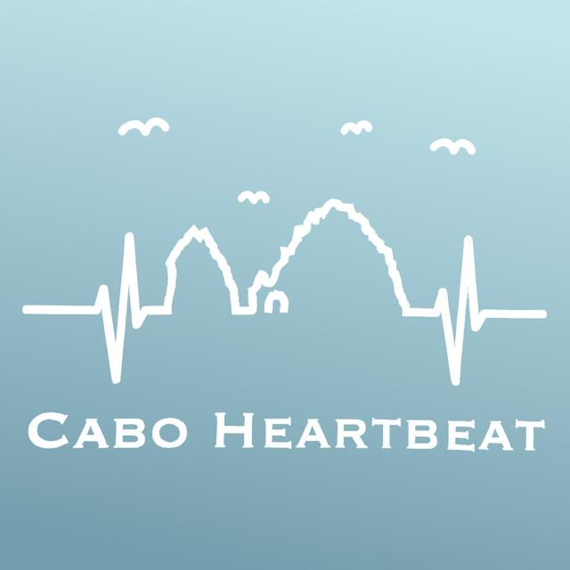 Cabo Sticker — Vinyl, White